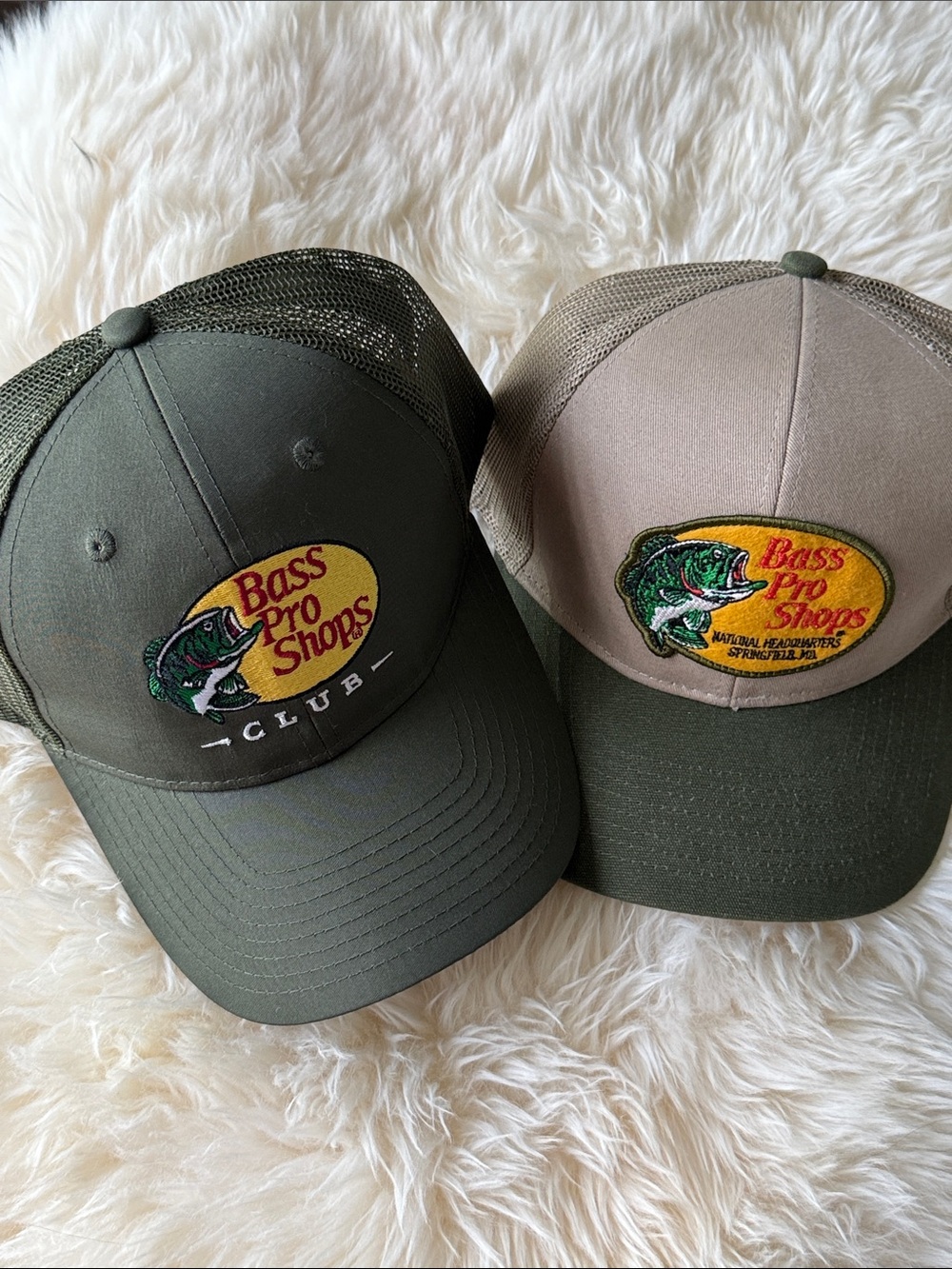 New Bass Pro Shops Olive Green Trucker Hat - Bass Pro Shops